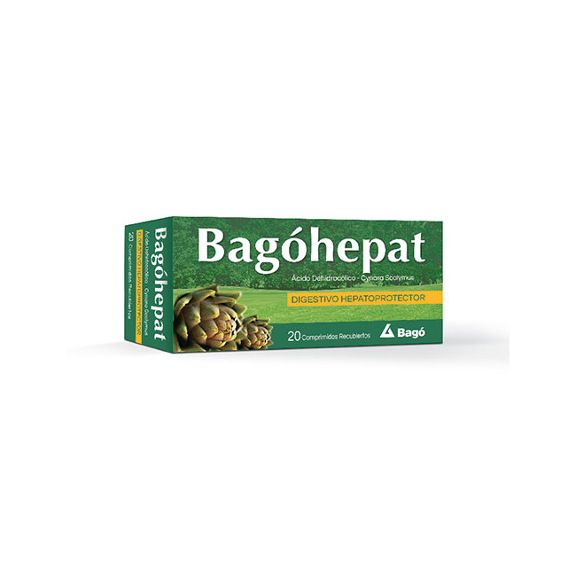 Bagohepat digestivo y protector hepático en comprimidos x 40.