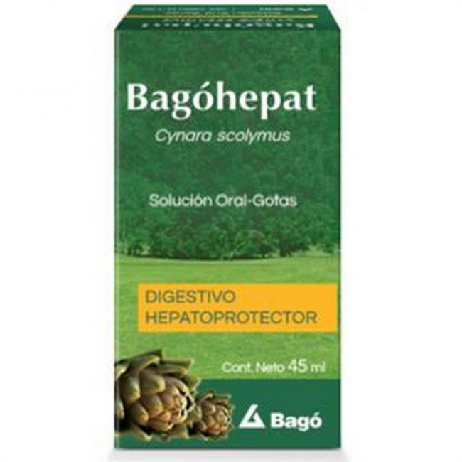 Bagohepat digestivo y protector hepático gotas x 45 ml.