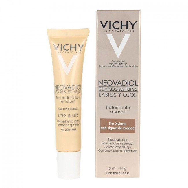 Vichy neovadiol ojos y labios, tratamiento antiedad alisador x 15 ml.