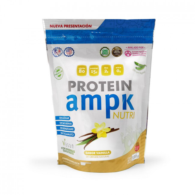 Ampk suplemento multivitamínico polvo sabor vainilla x 506 grs.
