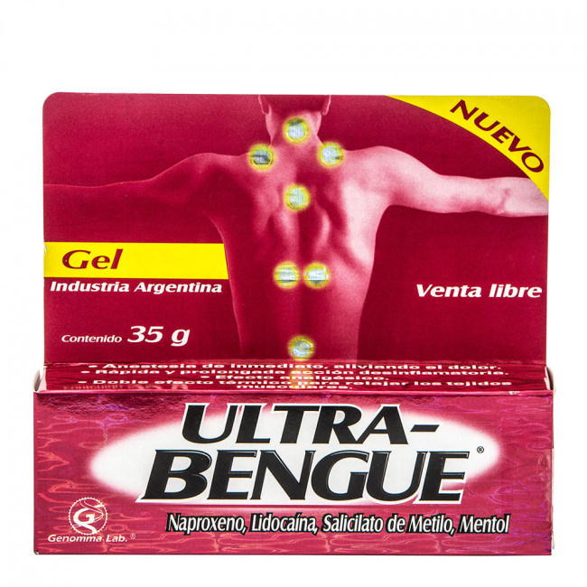 Bengue ultra gel, tratamiento en gel para la inflamación, dolor y limitación funcional de...