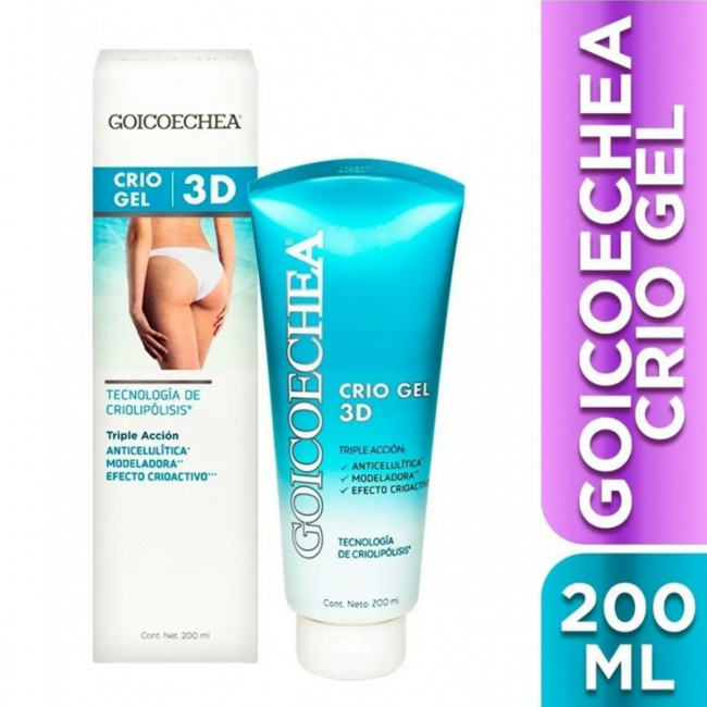 Goicoechea criopolisis 3d gel anticelulitis X200grs.