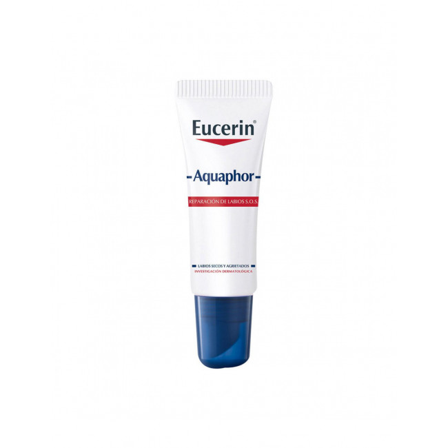 Eucerin aquaphor reparador labial, ayuda a restaurar y proteger los labios secos y agrietados,...