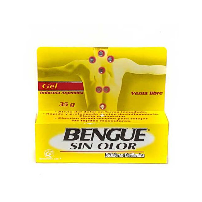 Bengue sin olor gel x 30 grs.