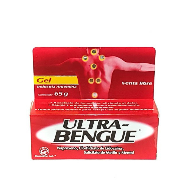 Bengue ultra gel, tratamiento en gel para la inflamación, dolor y limitación funcional de...