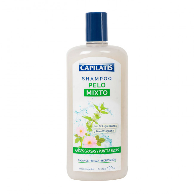 Capilatis shampoo para pelo mixto raíces grasas y puntas secas x 420 ml.