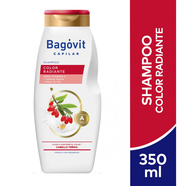 Bagovit a shampoo color radiante x 350 ml.