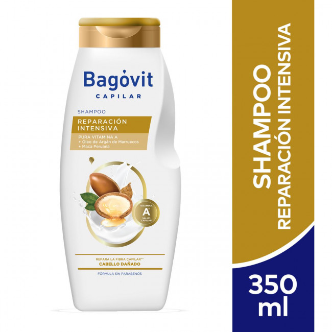 Bagovit a shampoo reparación intensiva x 350 ml.