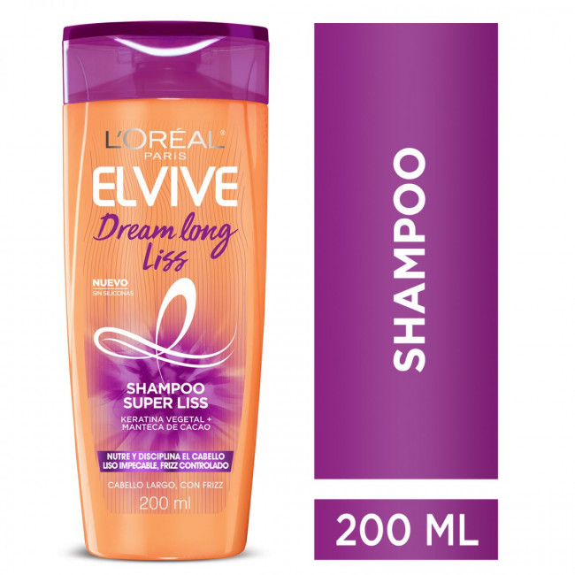 Elvive shampoo dream ling liss x 200 ml.