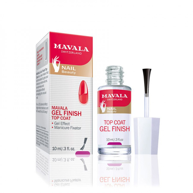 Mavala top coat efecto gel, es un fijador de "efecto gel" que aporta a tu manicura volumen,...