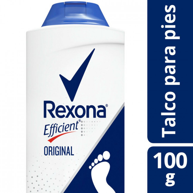 Rexona efficient original talco para pies x 100 grs.