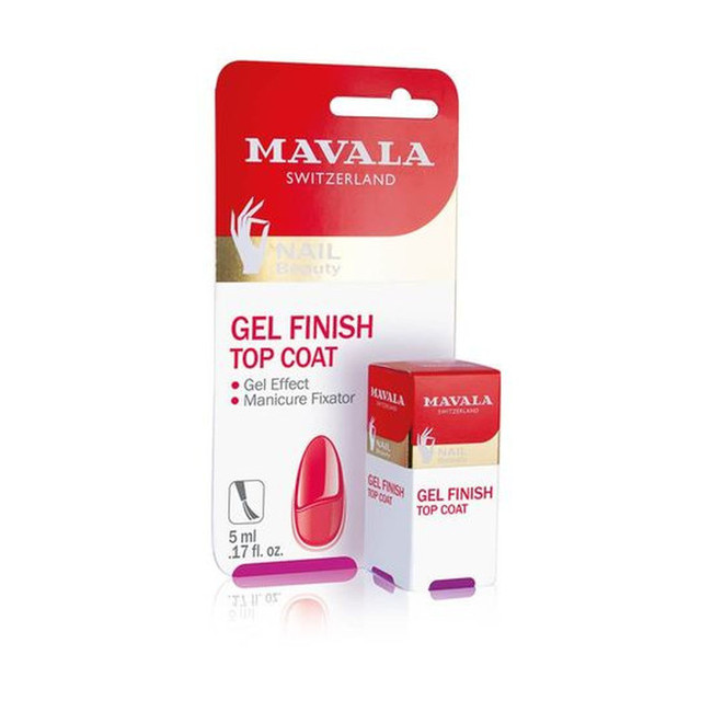 Mavala top coat efecto gel, fijador de "efecto gel" aporta a tu manicura volumen, suavidad y...