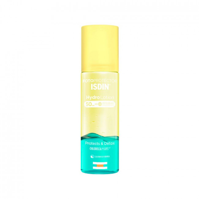 Isdin fotoprotector factor 50 hydrolotion corporal bifásico, protege y detoxifica la piel, de...