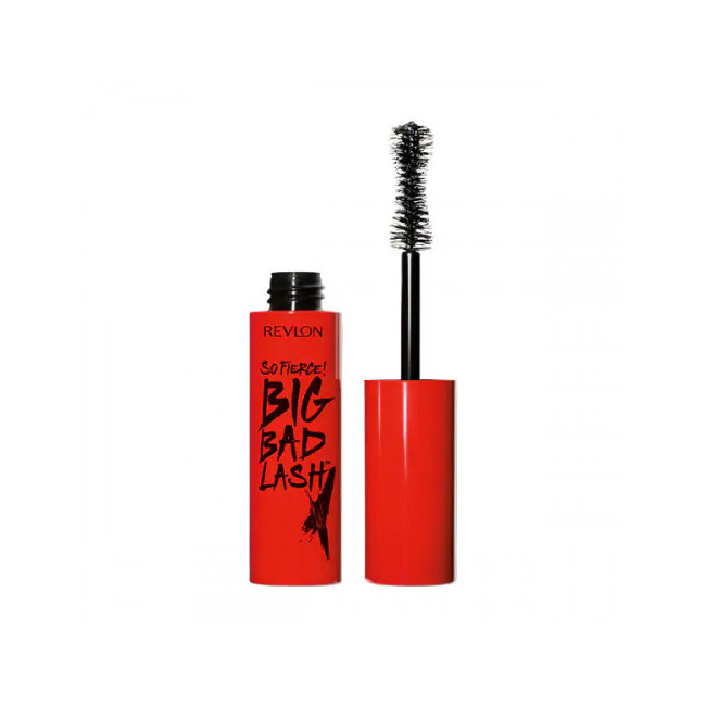 Revlon so fierce máscara para pestañas volumen y alargamiento color negro resistente al agua.
