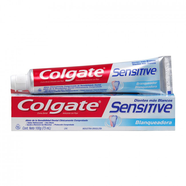 Colgate pasta dental sensitive blanqueadora x 103 grs.