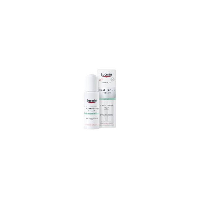 Eucerin hyaluron-filler serum facial antiedad + 3 x effect pore minimizer, previene los signos de...