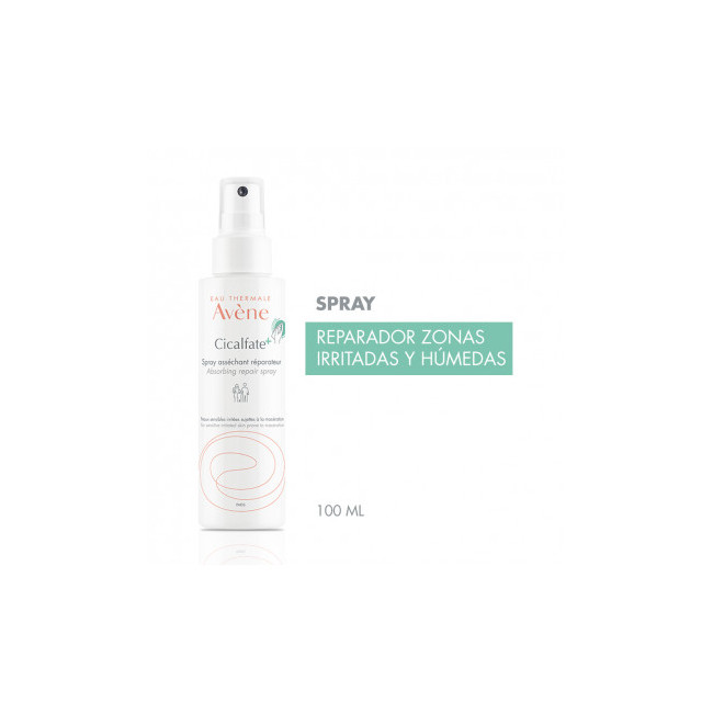 Avene cicalfate spray, reparador zonas irritadas y humedas.