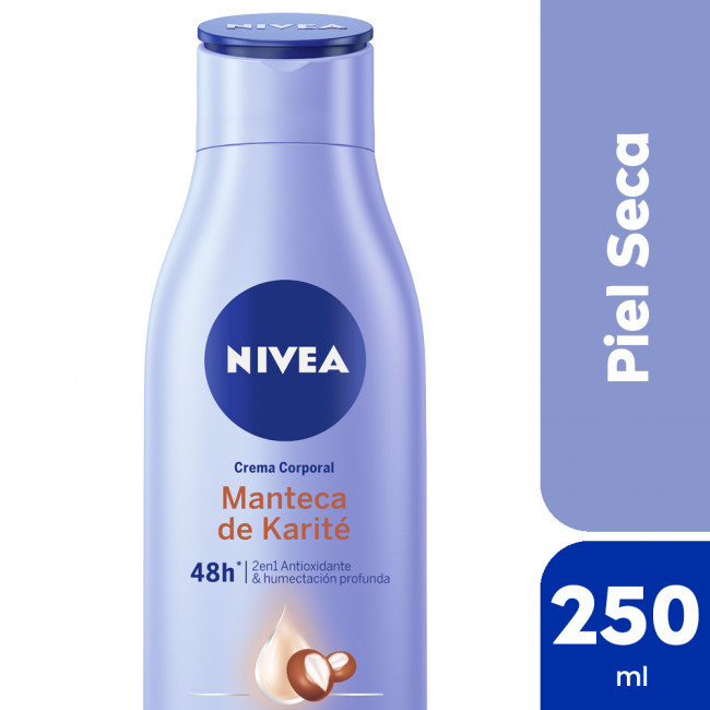 Nivea crema corporal con karite x 250ml.