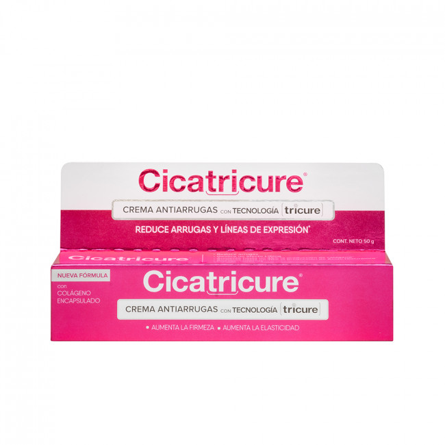 Cicatricure crema antiedad  con tecnología tricure especial para cara, cuello y escote x 50 grs.