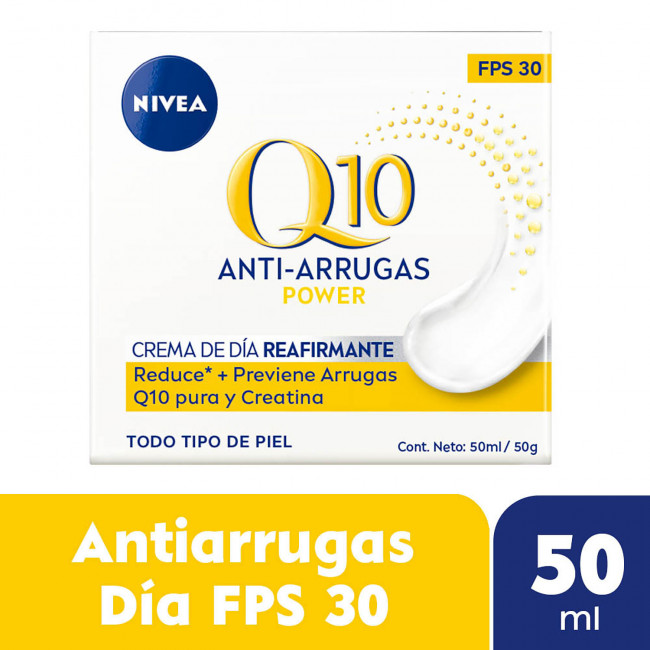 Nivea crema facial con q 10 power de dia x 50 gr.