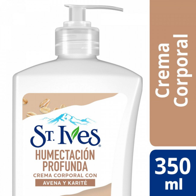 St ives crema corporal avena y karité x 350 ml.