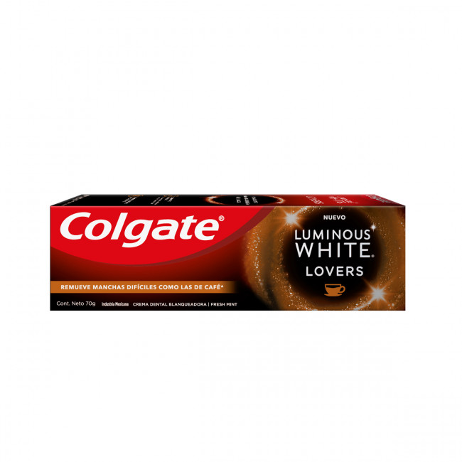 Colgate pasta dental luminous white lovers cafe x 70