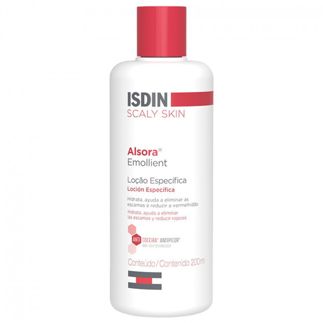Isdin alsora loción de textura rica y emoliente, normaliza tu piel, la protege y ayuda a calmar...