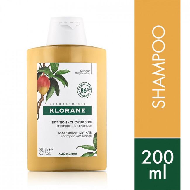 Klorane shampoo tratamiento mango x 200