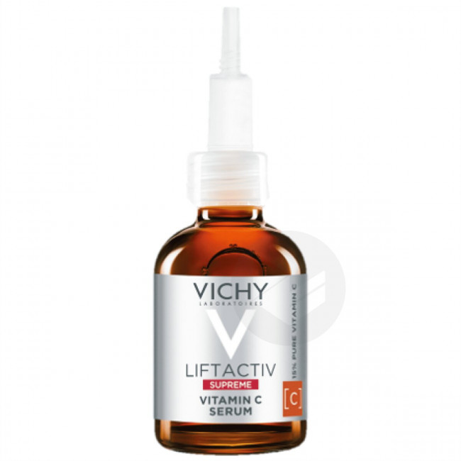 Vichy lift supreme vitamina c serum, corrige manchas, reduce arrugas y unifica el tono de la piel...