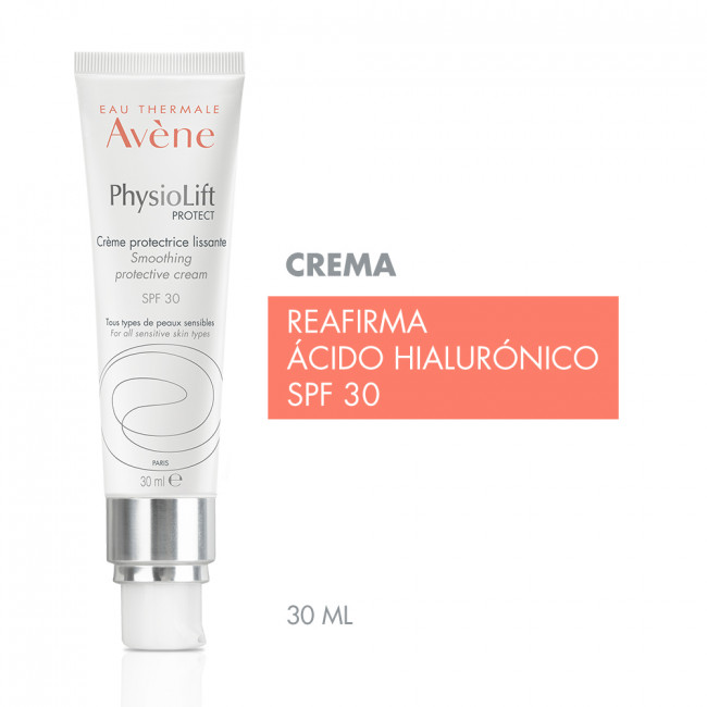 Avene physiolift tratamiento facial, antiage, reafirmante con acido hyaluronico y ascofilline...