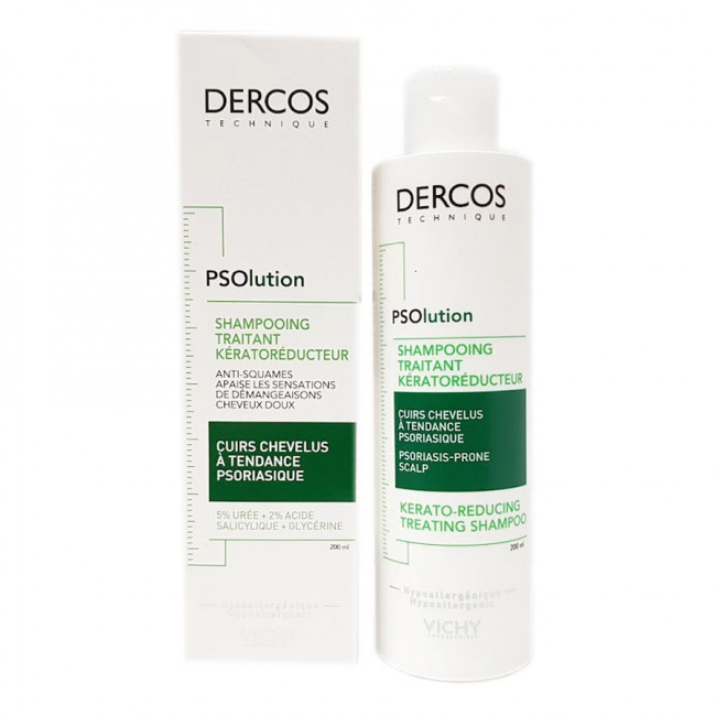 Vichy dercos shampoo pholution psoriasis x 200 ml.