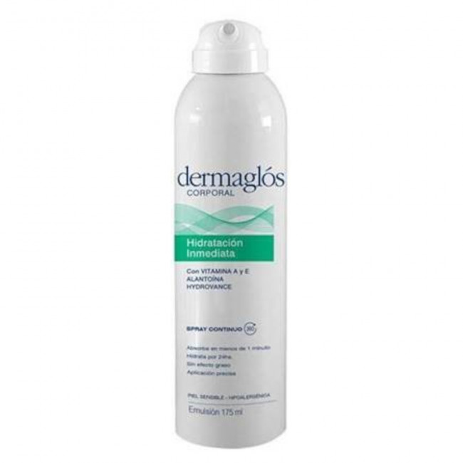 Dermaglos emulsión corporal hidratación inmediata spray continuo x 175 ml