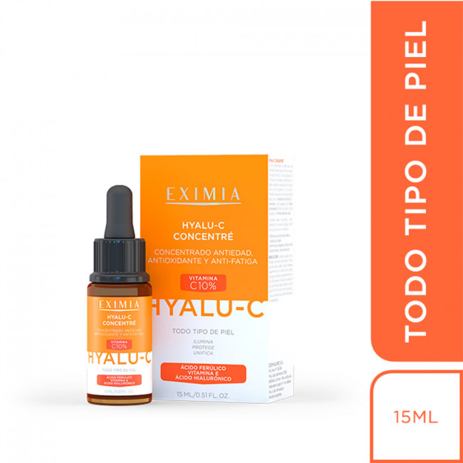 Eximia hyalu c concentre  serum, antiage, antioxidante, antiestres. vitamina c 10%. iluminador x...