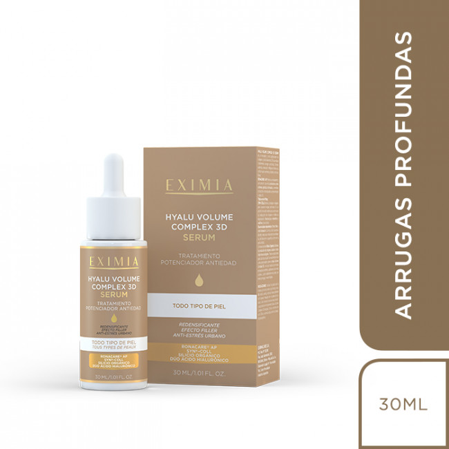 Eximia hyaluvol complex 3d redensificadora serum arrugas profundas x 30 ml.