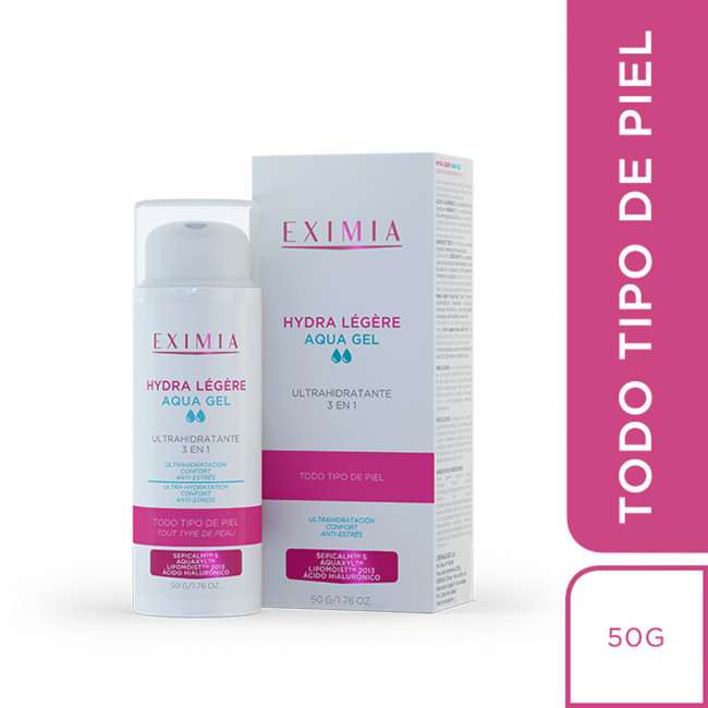 Eximia hydra legere aqua para todo tipo de piel x 50 ml.