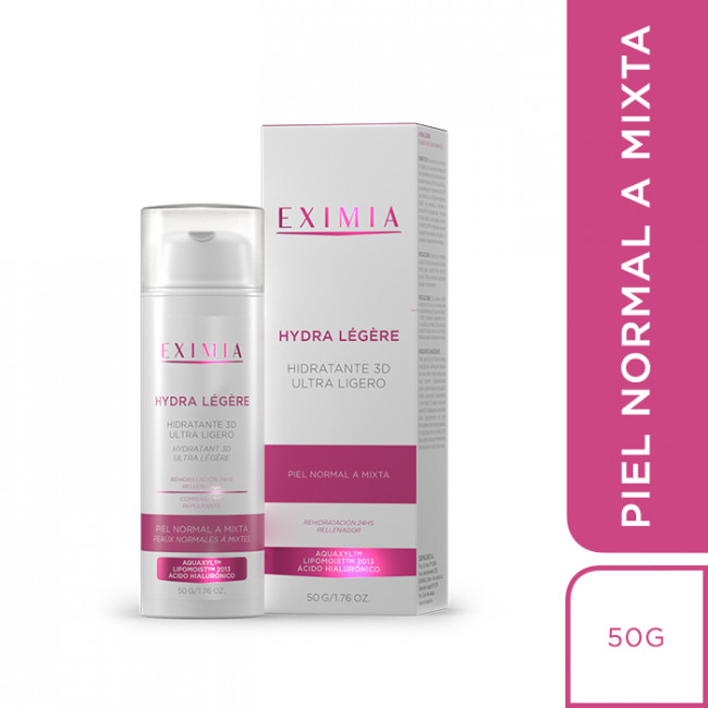 Eximia hydra legere para piel normal a mixta x 50 ml.