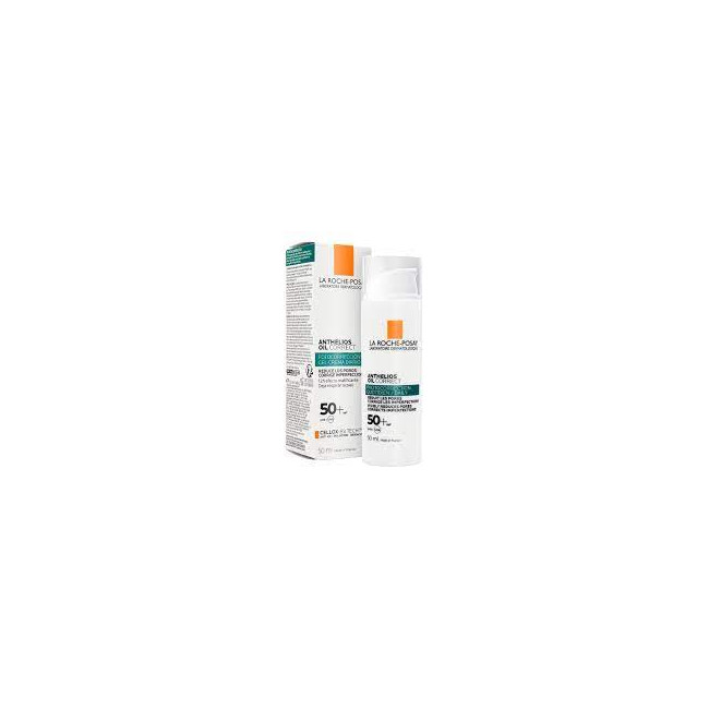 La roche posay anthelios protector solar factor 50 oil correct, reduce poros e imperfecciones...