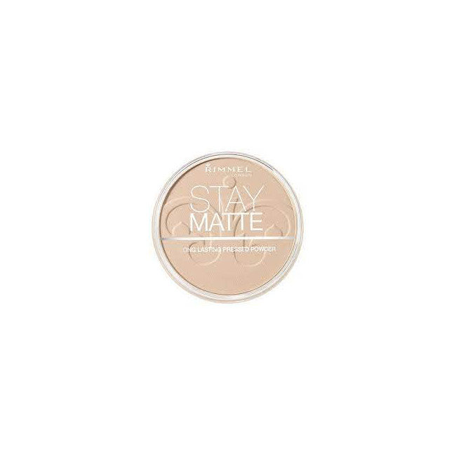 Rimmel rostro stay matte polvo de maquillaje compacto, matificante controla los brillos de la...