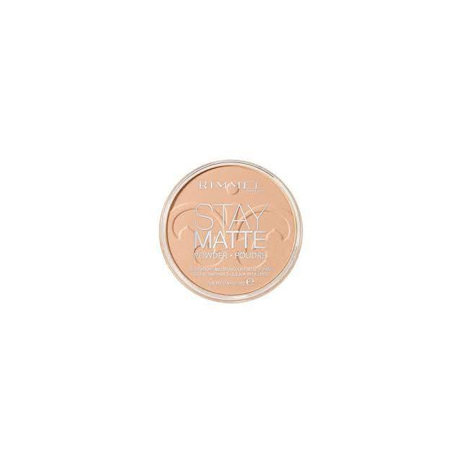 Rimmel rostro stay matte polvo de maquillaje compacto, matificante controla los brillos de la...