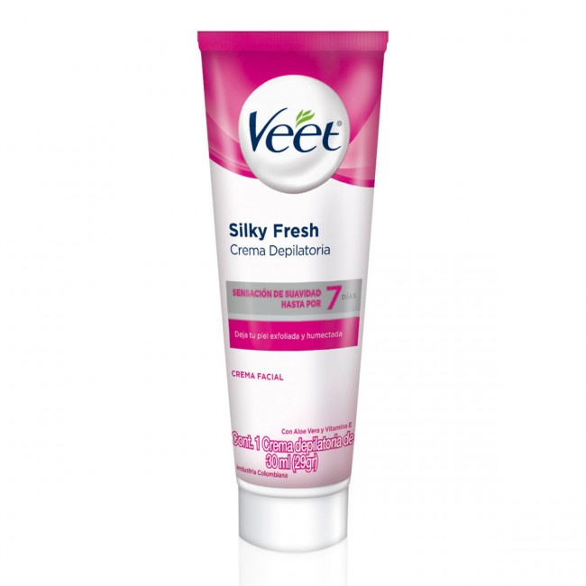 Veet crema depilatoria para rostro sensible x 30 grs.