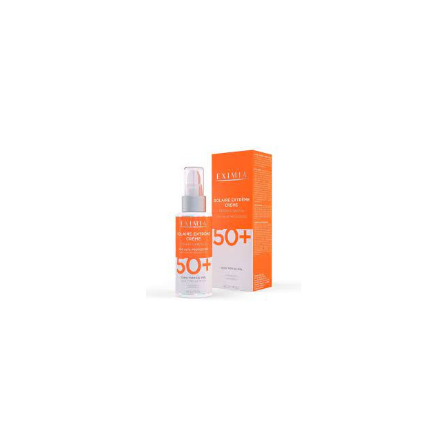 Eximia solaire extreme crema, efecto toque seco, protector solar factor 50 para todo tipo de piel...
