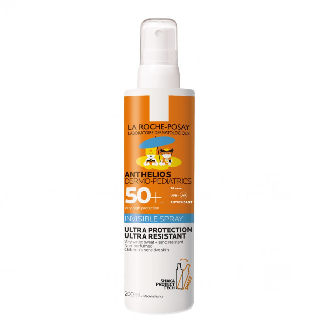 La roche posay anthelios protector solar factor 50 dermopediátrico spray x 250 ml.