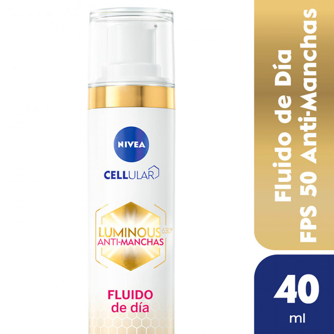 Nivea luminous 630 crema antimanchas de día con factor de protección 50 x 40 ml.