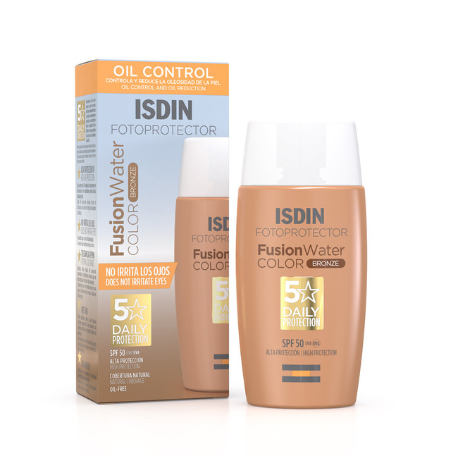 Isdin fotoprotector fps 50 fusion water bronze x 50ml.