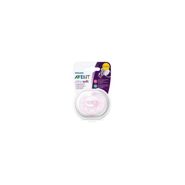 Avent chupete 0- 6meses ultra soft nena x1