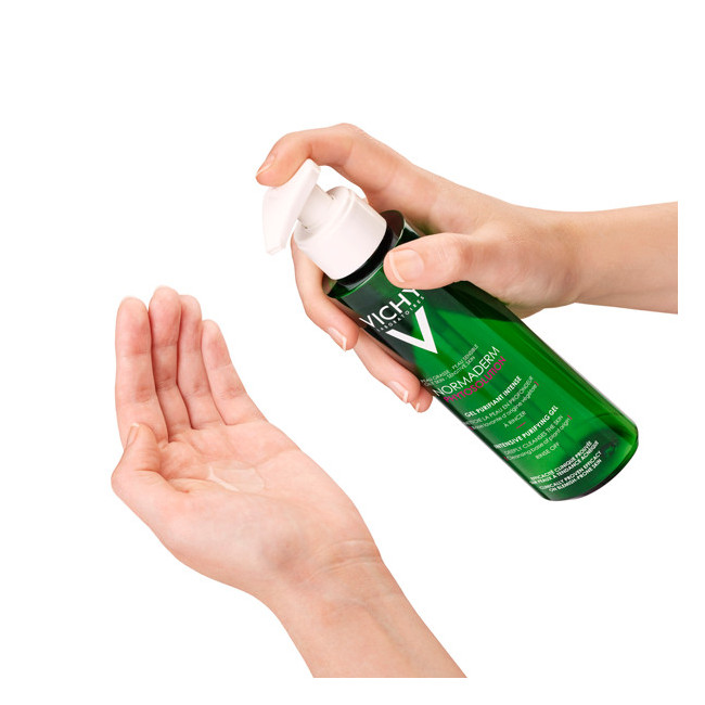 Vichy normaderm phyto gel de limpieza facial para pieles grasas x 200 ml.