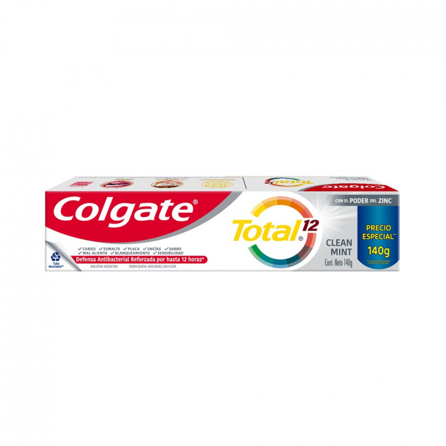 Colgate total 12 clean mint x 140gr.