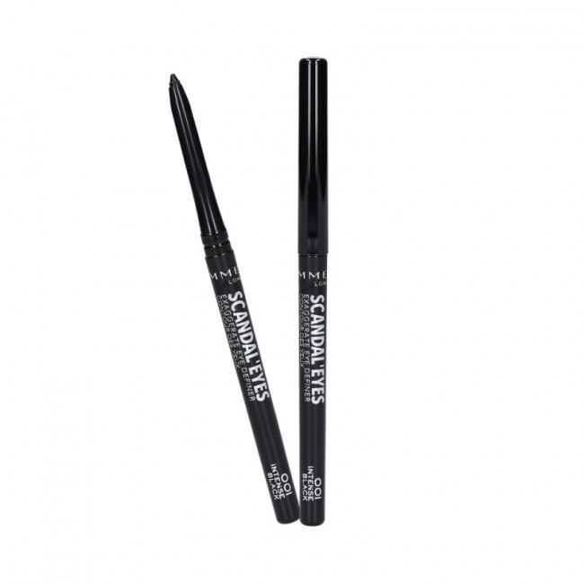 Rimmel ojos delineador automatico exaggerate black 01.