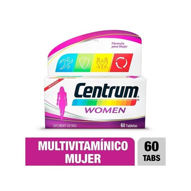 Centrum mujer, suplemento dietario con vitaminas y minerales, formulado para las mujeres x 60...