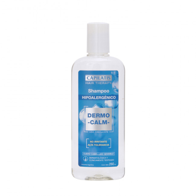 Capilatis shampoo dermo calmante hipoalergénico ideal para cuero cabelludo sensible x 260 ml.